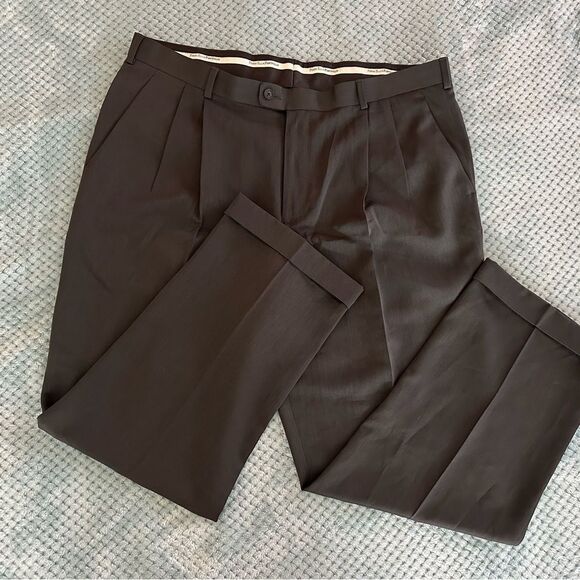 Perry Ellis Charcoal Dress Pants - Picture 1 of 4